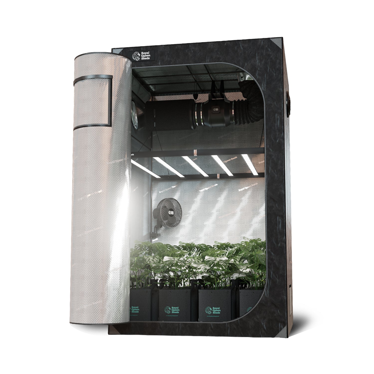 RQS LED Grow Tent Kit 120x120x200 cm
